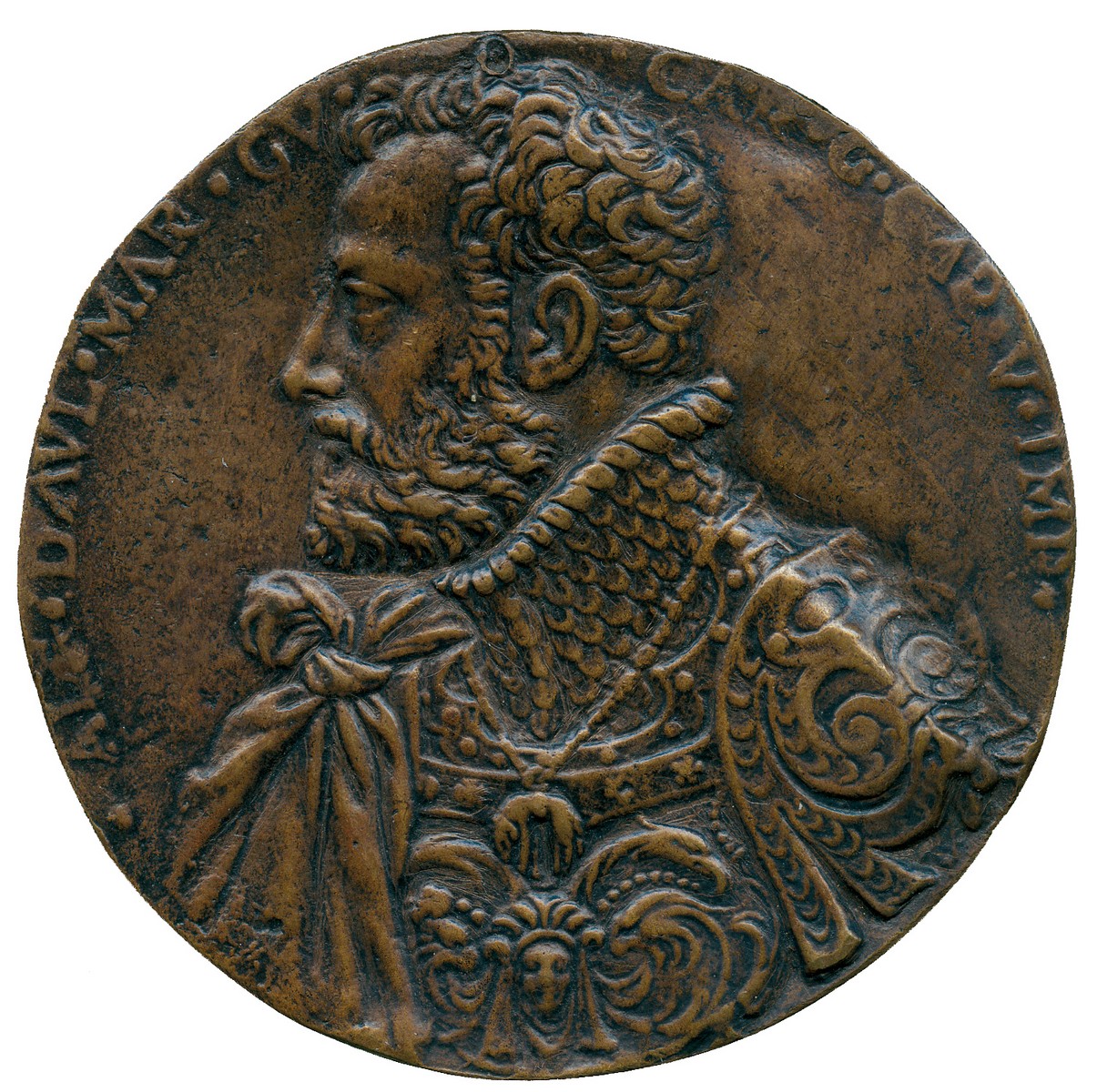 COMMEMORATIVE MEDALS, WORLD MEDALS, Italy, Alfonso II d’Avalos (1502-1546), condottiero, Uniface