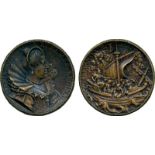 COMMEMORATIVE MEDALS, WORLD MEDALS, France, Marie de Medici (1573-1642), Lead Medal, 1615, by