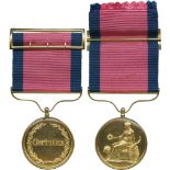 ORDERS, DECORATIONS AND MILITARY MEDALS, Single British Campaign Medals, Small Army Gold Medal,