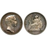 COMMEMORATIVE MEDALS, WORLD MEDALS, Greece, Otto (1815-1867, King 1832-1862), Accession 1832, Silver