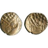 ANCIENT COINS, ANCIENT BRITISH, Celtic Gold, Belgae, Gold Stater, Chute/Cheriton transitional