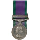 ORDERS, DECORATIONS AND MILITARY MEDALS, Single British Campaign Medals, General Service Medal