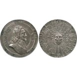 COMMEMORATIVE MEDALS, BRITISH HISTORICAL MEDALS, Charles I, Memorial, Silver Medal, 1649, bust of