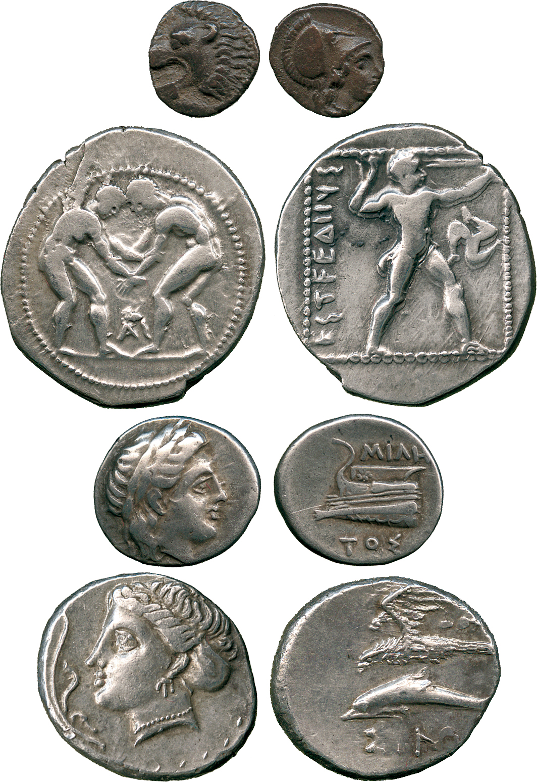 ANCIENT COINS, GREEK COINS, Paphlagonia, Sinope (c.330-300 BC), Silver Drachm, head of nymph