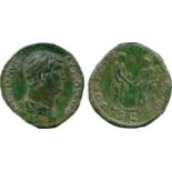 ANCIENT COINS, ROMAN COINS, Hadrian (AD 117-138), Æ Dupondius, struck AD 134-8, HADRIANVS AVG COS