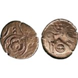ANCIENT COINS, ANCIENT BRITISH, Celtic Gold, Iceni, Early Uninscribed Gold Stater, Freckenham