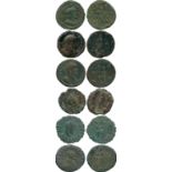 ANCIENT COINS, ROMANO-BRITISH COINS, Allectus (AD 293-296), Æ Antoniniani (6), mint of Londinium,