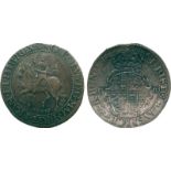 BRITISH COINS, Charles I, Silver Halfcrown, York mint (1643-1644), type 6, King on horseback left