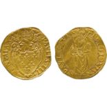 WORLD COINS, Italy, Papal States, Paul III (1534-1549), Gold Scudo d’oro, Rome, arms, rev St Paul