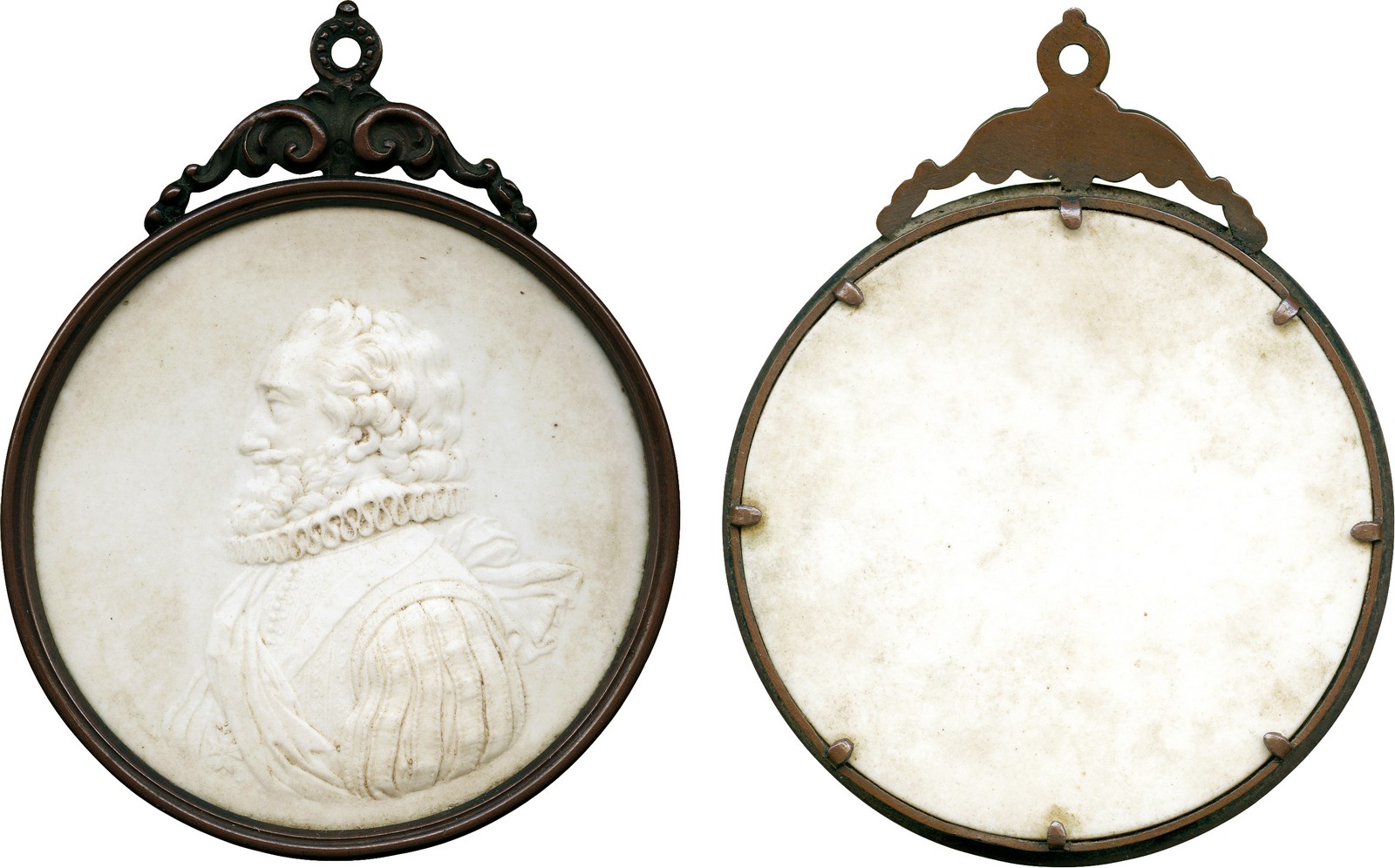 COMMEMORATIVE MEDALS, WORLD MEDALS, France, Henri IV (1553-1589-1610), Uniface White Biscuit