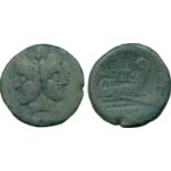 ANCIENT COINS, ROMAN COINS, Roman Republic (late 3rd to early 2nd Century BC), Æ Asses (6), laureate