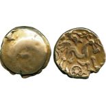ANCIENT COINS, ANCIENT BRITISH, Celtic Gold, Regini and Atrebates, British Qb Remic or Selsey
