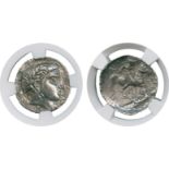 ANCIENT COINS, GREEK COINS, Kingdom of Paeonia, Patraos (c.335-315 BC), Silver Tetradrachm, laureate