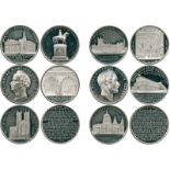 COMMEMORATIVE MEDALS, BRITISH HISTORICAL MEDALS, The Great Exhibition of 1851, Amazing Set of Six