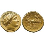 ANCIENT COINS, GREEK COINS, Kingdom of Macedon, Philip II (359-336 BC), Gold Stater, mint of