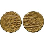 WORLD COINS, India, Princely States, Jaipur, Gold Mohur, in the names of Victoria and Ram Singh,