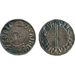 BRITISH COINS, Aethelred II, Silver Penny, Long Cross type (c.997-1003), York mint, moneyer