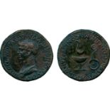 ANCIENT COINS, ROMAN COINS, Nero (AD 54-68), Æ Dupondius, struck as Caesar under Claudius, AD 50-