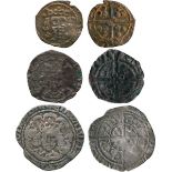 BRITISH COINS, Ireland, Edward IV, Silver Penny, Dublin, roses and suns in angles (S 6393); England,