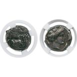 ANCIENT COINS, GREEK COINS, Siculo-Punic, Lilybaion (as ‘Camp of Melkart’) (c.330-305 BC), Silver