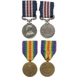 ORDERS, DECORATIONS AND MILITARY MEDALS, Gallantry Groups, A Military Medal Battle of Cambrai