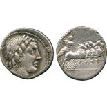 ANCIENT COINS, ROMAN COINS, Republican Silver Denarii (8), early 1st Century BC issues, including