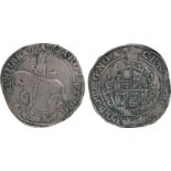 BRITISH COINS, Charles I, Silver Halfcrown, Tower Mint, type 3b, King on horseback left with upright