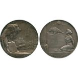 COMMEMORATIVE MEDALS BY SUBJECT, World War I, Belgium, The German Army held at Liège, Silvered-