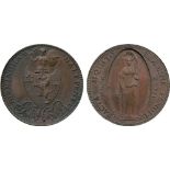 BRITISH 18TH CENTURY TOKENS, ENGLAND, George Hollington Barker ((1735-1802), lawyer and coin