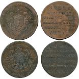 BRITISH 18TH CENTURY TOKENS, SCOTLAND, William Croom, (1770-1828), watch seller, woolen and linen