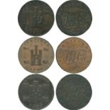 BRITISH 18TH CENTURY TOKENS, ENGLAND, William Horton, (1750-1832), shoe manufacturer, Stafford,