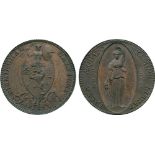 BRITISH 18TH CENTURY TOKENS, ENGLAND, George Hollington Barker ((1735-1802), lawyer and coin