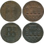 BRITISH 18TH CENTURY TOKENS, ENGLAND, Holloway & Son, Copper Halfpenny (2), 1794, obv view of a