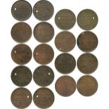 BRITISH 18TH CENTURY TOKENS, ENGLAND, Basil Burchell, (1765-1838), dealer in patent medicines, later