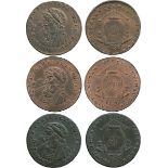 BRITISH 18TH CENTURY TOKENS, SCOTLAND, Euphrame Campbell, tobacconist, 2 St Andrew's Street,