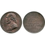 BRITISH 18TH CENTURY TOKENS, ENGLAND, John Gregory Hancock Jr, (b. 24 June 1791), Copper