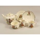 BESWICK DISNEY CHILD'S TEA SET.