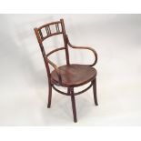 BENTWOOD CHAIR. An early 20th century bentwood chair.