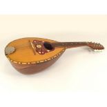 MANDOLIN. A 20th century inlaid mandolin.