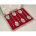 CASED SPOONS.