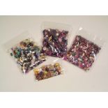 STONES. A large quantity of semi precious & paste stones for jewellery setting.