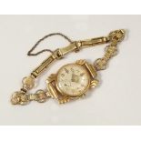 GOLD WATCH A lady's 18ct.