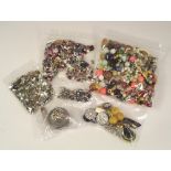 BUTTONS & BEADS ETC. Paste set buttons, other buttons, beads, sequins & loose stones for setting.