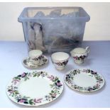 Wedgwood Hathaway Rose part dinner and tea set, approx 37 pieces comprising assorted plates