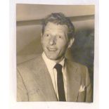 Photograph of Danny Kaye, hand-signed autograph in pen, 25x20cm