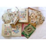 Extensive stamp collection comprising both albums and loose stamps in envelopes, British,