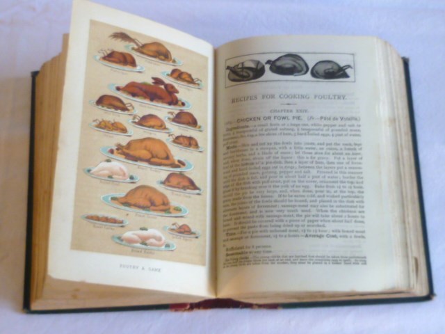 Mrs Beeton's Book of Household Management 1895 edition, published by Ward, Lock & Bowden Ltd, with