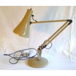 Vintage angle-poise lamp in beige colour