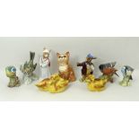 A collection of assorted ceramics comprising a Royal Doulton Bunnykins Royal Family 'Queen Sophie'