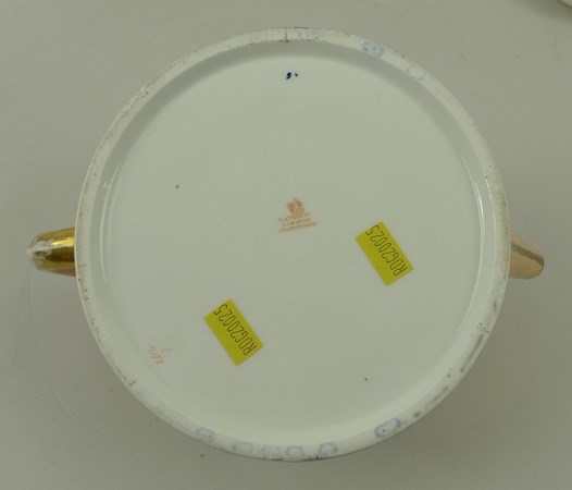 A Royal Crown Derby part tea service, in the Imari pattern, marked 2451, comprising six tea cups, - Image 6 of 8